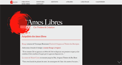 Desktop Screenshot of lesameslibres.com