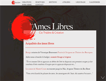 Tablet Screenshot of lesameslibres.com